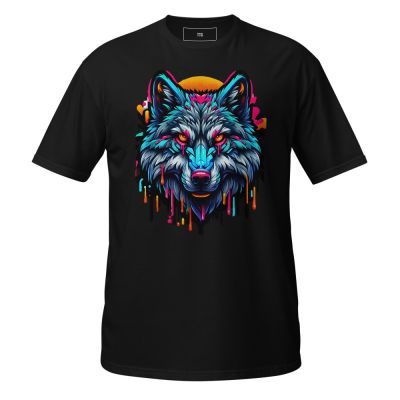 Graffiti Wolf T-Shirt – Urban Streetwear Graphic Tee